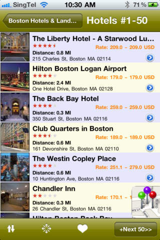 Boston Hotels screenshot 2
