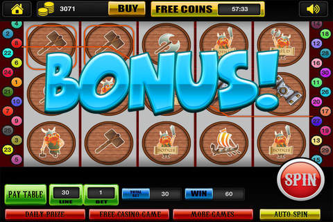 Adventure Games of Vikings & Spartans Slots Journey - Win Jackpot Pharaoh's Social Lucky Casino Free screenshot 4