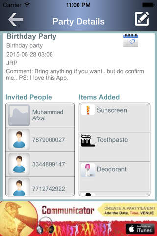 Communicator App screenshot 2