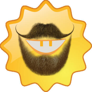 Mustache+Beard Shop LOGO-APP點子