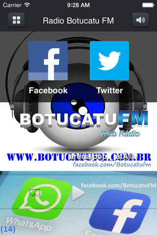Radio Botucatu FM screenshot 2