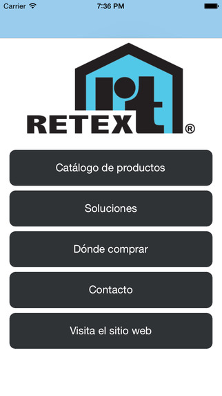 Retex: Catálogo de Productos