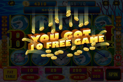 Slots Shark Big Fish & Mermaid Casino in Vegas Pro screenshot 4