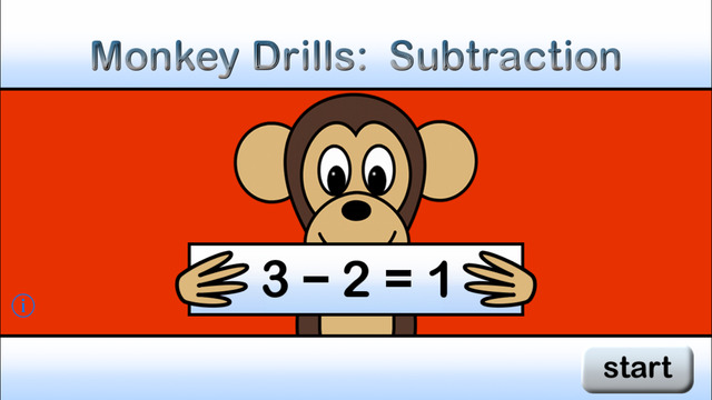 Monkey Drills: Subtraction