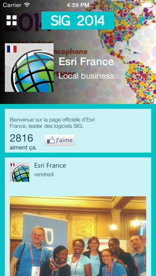 【免費商業App】SIG2014 par Esri France-APP點子