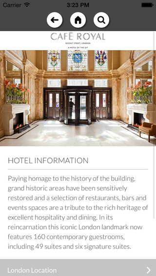 免費下載旅遊APP|Connecting Luxury - Hotel Café Royal - London app開箱文|APP開箱王
