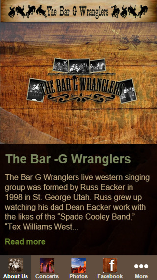 Bar G Wranglers app