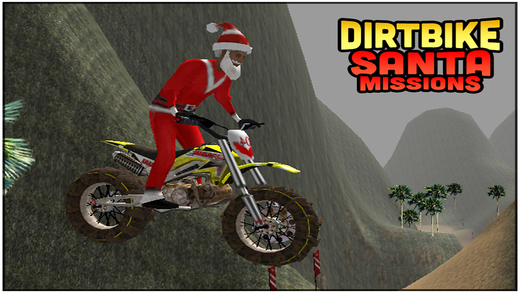 【免費遊戲App】Dirt Bike Santa Missions (Game )-APP點子