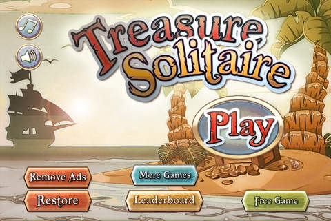 Pyramid Solitaire Pirate Classic screenshot 3