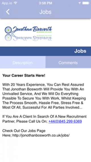 免費下載商業APP|Jonothan Bosworth Recruitment Specialists app開箱文|APP開箱王