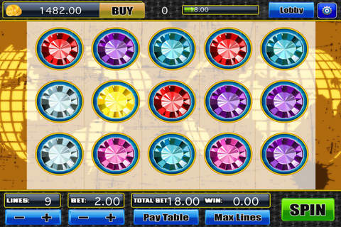 777 Jewel & Gems Slots Machine Games - Top Slot Rich-es Casino Games Free screenshot 2