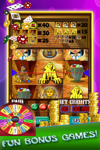 Cleopatra’s Treasure Casino Slots - Best FREE 777 Macau Casino Slot Machine of Pharaoh screenshot 2