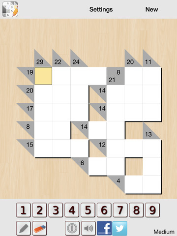 【免費遊戲App】Kakuro - Cross sums-APP點子