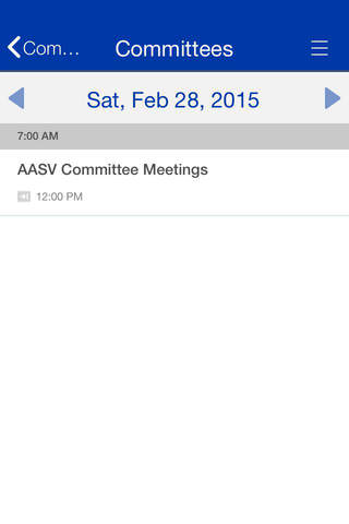 AASV 2015 Annual Meeting screenshot 3