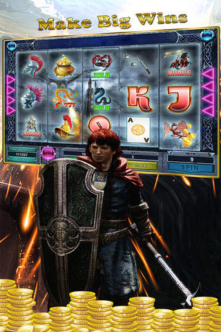 Kights & Dragons Hitting Gold 777 Slot Machine screenshot 2