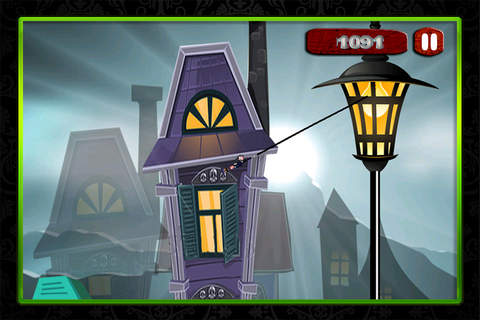 Monster Girl Swing Adventure: Fearless Swinging through Abandoned Ghost City FREE screenshot 3
