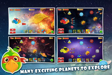 Space birdy saga - Flappy Spacegame screenshot 2