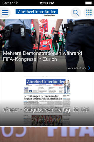 Zürcher Unterländer News screenshot 2