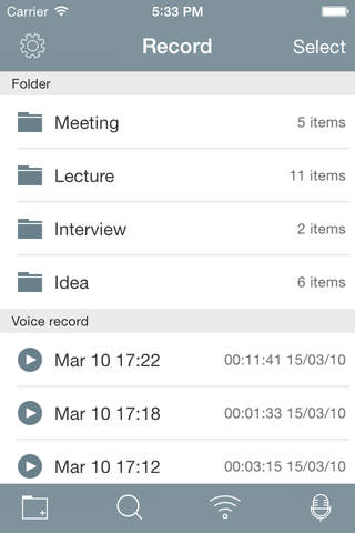 Voice Recorder Free - Recording Audio Memos App screenshot 2