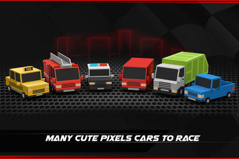 Block Pixel Traffic Racer : High Voltage Endless Highway Racing Combat Free screenshot 2
