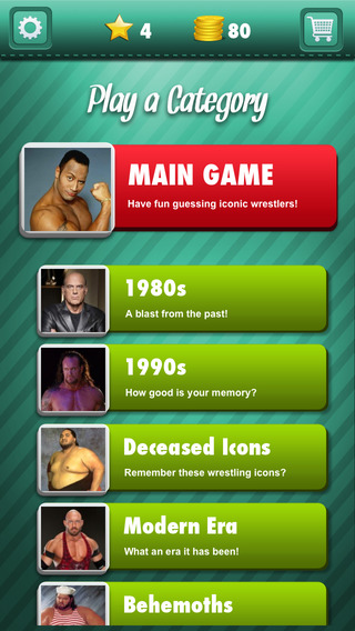 【免費遊戲App】Wrestling Icon Quiz: Guess what's that pop wwe & wwf wrestler in this color mania trivia game-APP點子