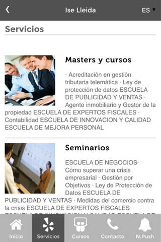 ISE Institut Superior Empresarial de Lleida screenshot 2