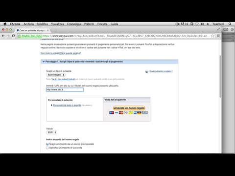Integrare e personalizzare pagamenti PayPal in un sito web screenshot 2