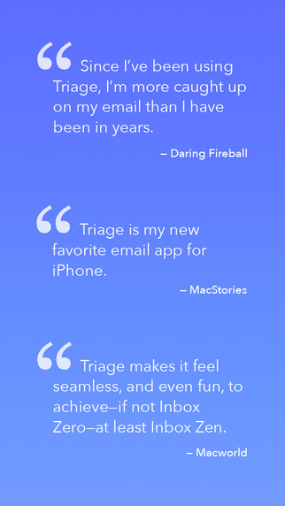 【免費生產應用App】Triage: Email First Aid-APP點子