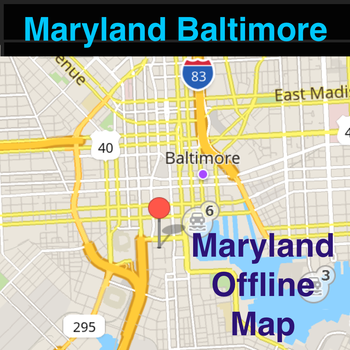 Maryland/Baltimore Offline Map with Real Time Traffic Cameras - Great Road Trip LOGO-APP點子