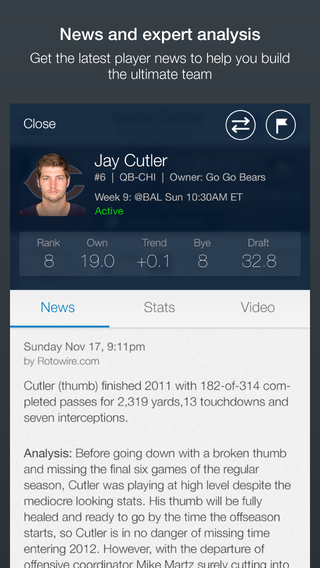 【免費運動App】NFL Fantasy Football - Official NFL.com Fantasy Football App-APP點子