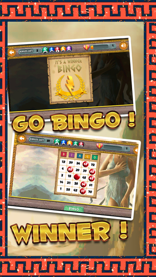 【免費遊戲App】A Apollo to Zeus Titan's King of Thunder Bingo HD FREE-APP點子