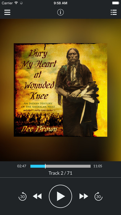 Bury My Heart at Wounded Knee: An Indian History of the American West by Dee Brown UNABRIDGED AUDIOB