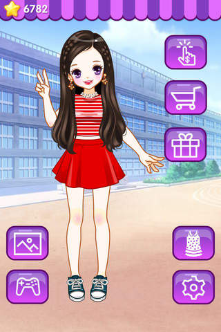 甜美公主裙 - 萝莉小妹子，女生换装养成游戏 screenshot 4