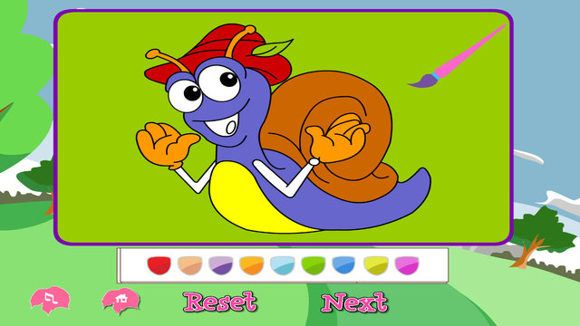 Peppy Snails Coloring