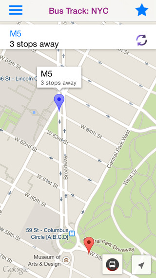 【免費旅遊App】Bus Track NYC Free-APP點子