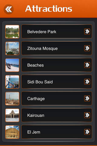 Tunis Offline Travel Guide screenshot 3