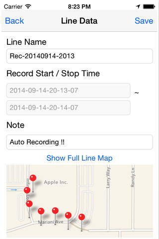 GPS-Recorder screenshot 2