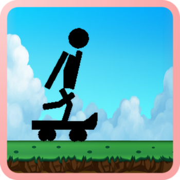 Skater Adv skateboard stickman 遊戲 App LOGO-APP開箱王