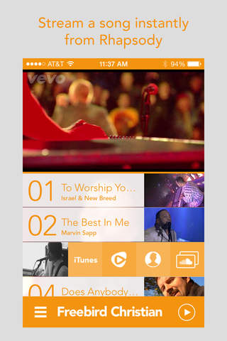 Freebird Christian Music & Video Discovery screenshot 2