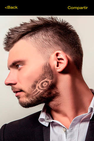 Beart, trim your beard with tribal tattoos. screenshot 3