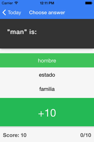 English Spanish Vocabulary screenshot 4