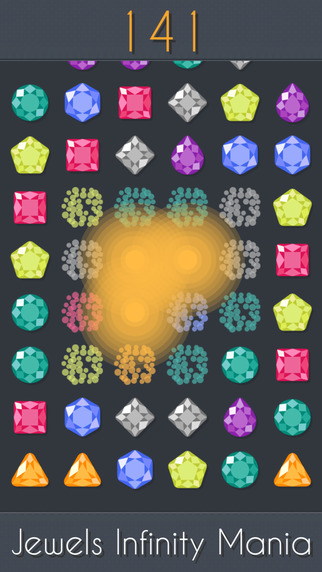 【免費遊戲App】Jewels Infinity Mania-APP點子