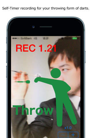 Darts camera: check your throwing styles by combining videos screenshot 2