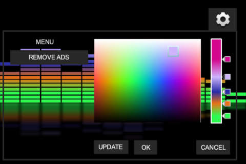 EQ Bars - Audio Spectrum Analyzer screenshot 2
