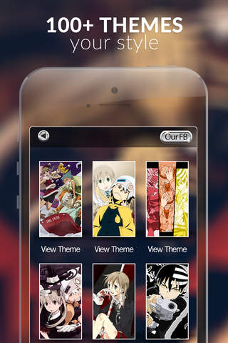 Anime Walls : HD Retina Wallpaper Themes and Backgrounds for The Soul Eater Style screenshot 2