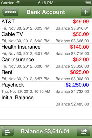 My Budget - Expense tracker screenshot 2
