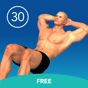 Men's Ab Crunch 30 Day Challenge FREE 健康 App LOGO-APP開箱王