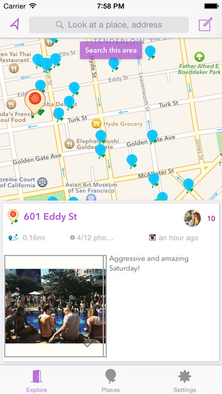Ficus: Real-time Local Social News Events and Places