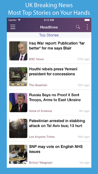 UK News with Streamy Reader for Google News Buzzfeed: Latest News and Breaking News + RSS Reader