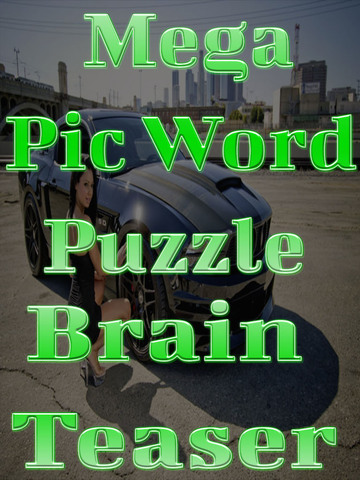 【免費遊戲App】Mega Pic Word Puzzle Brain Teaser Fun Game for Girls and Boys Free HD-APP點子